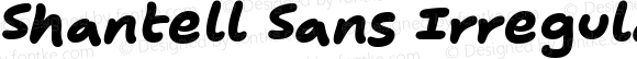 Shantell Sans Irregular Bouncy ExtraBold Italic