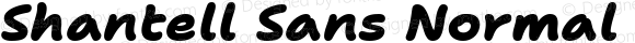 Shantell Sans Normal ExtraBold Italic