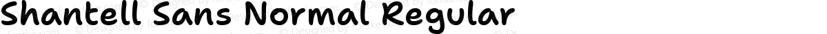 Shantell Sans Normal Regular