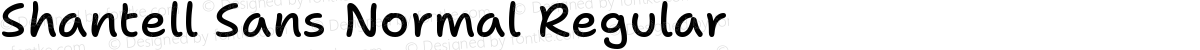 Shantell Sans Normal Regular