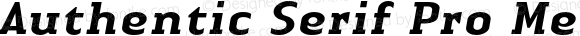 Authentic Serif Pro Medium Italic