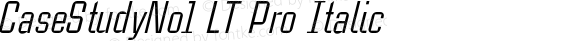 CaseStudyNo1 LT Pro Italic