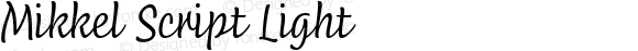 Mikkel Script Light