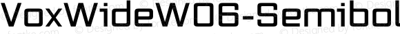 VoxWideW06-Semibold Regular