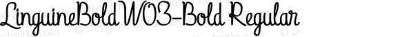 LinguineBoldW03-Bold Regular