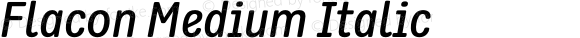 Flacon Medium Italic