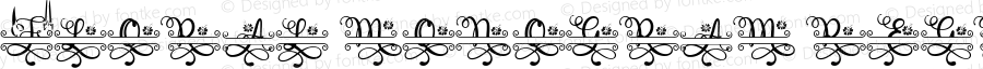 Floral Monogram reguler