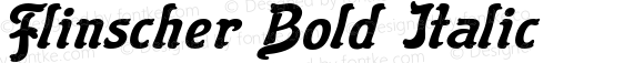 Flinscher Bold Italic