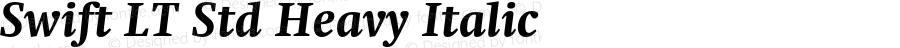 Swift LT Std Heavy Italic