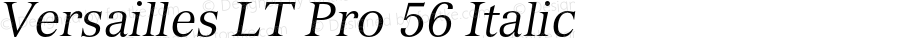 VersaillesLTPro-Italic