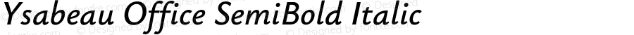 Ysabeau Office SemiBold Italic