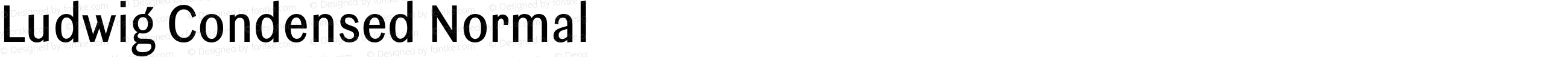 Ludwig Condensed Normal