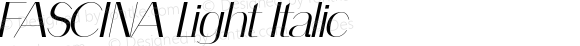 FASCINA Light Italic