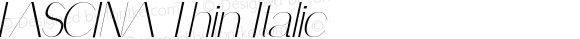 FASCINA Thin Italic