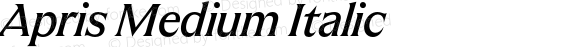Apris Medium Italic