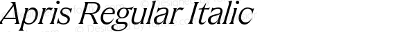 Apris Regular Italic