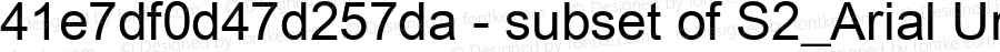 41e7df0d47d257da - subset of S2_Arial Unicode MS