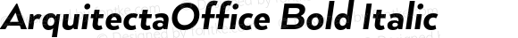 ArquitectaOffice Bold Italic