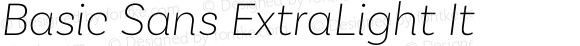 Basic Sans ExtraLight It Version 2.000;PS 002.000;hotconv 1.0.88;makeotf.lib2.5.64775