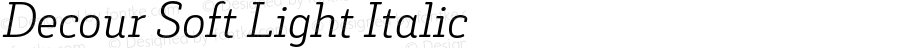 DecourSoft-LightItalic