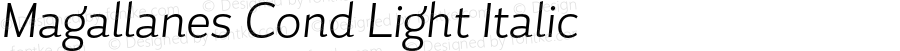 MagallanesCondLight-Italic