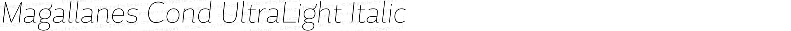 Magallanes Cond UltraLight Italic