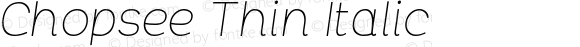 Chopsee-ThinItalic