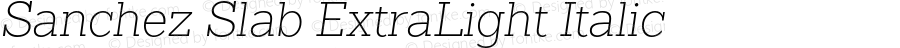 SanchezSlab-ExtraLighItalic