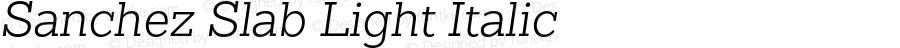 SanchezSlab-LightItalic