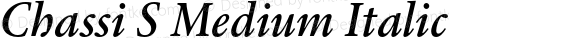 Chassi S Medium Italic