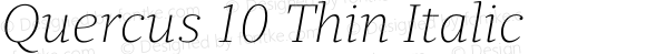 Quercus10-ThinItalic