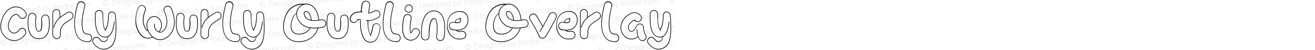 Curly Wurly Outline Overlay