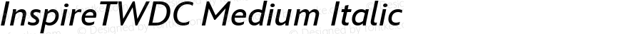 InspireTWDC Medium Italic