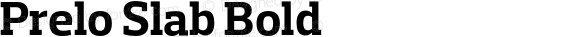 Prelo Slab Bold