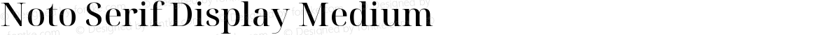 Noto Serif Display Medium