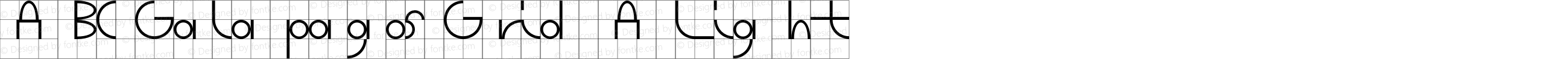 ABC Galapagos Grid A Light