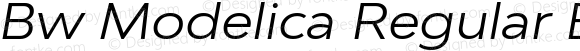 Bw Modelica Regular Expanded Italic