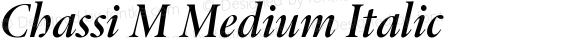 Chassi M Medium Italic