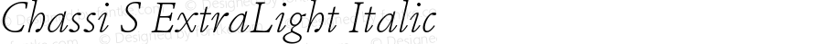 Chassi S ExtraLight Italic
