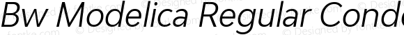 Bw Modelica Regular Condensed Italic