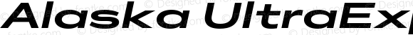 Alaska UltraExpanded SemiBold Italic