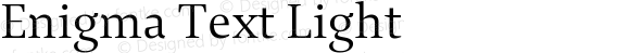 Enigma Text Light