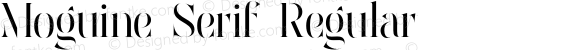 Moguine Serif Regular