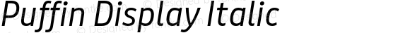 Puffin Display Italic