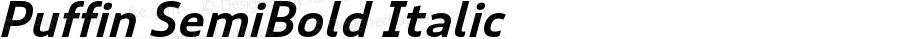 Puffin SemiBold Italic
