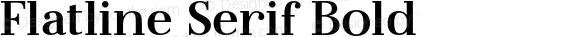 Flatline Serif Bold
