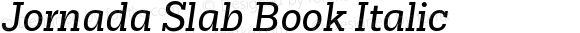 Jornada Slab Book Italic