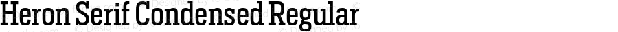 Heron Serif Condensed Regular