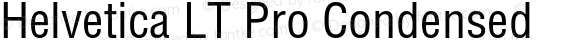 Helvetica LT Pro Condensed