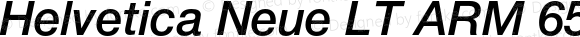 Helvetica Neue LT ARM 65 Medium Italic